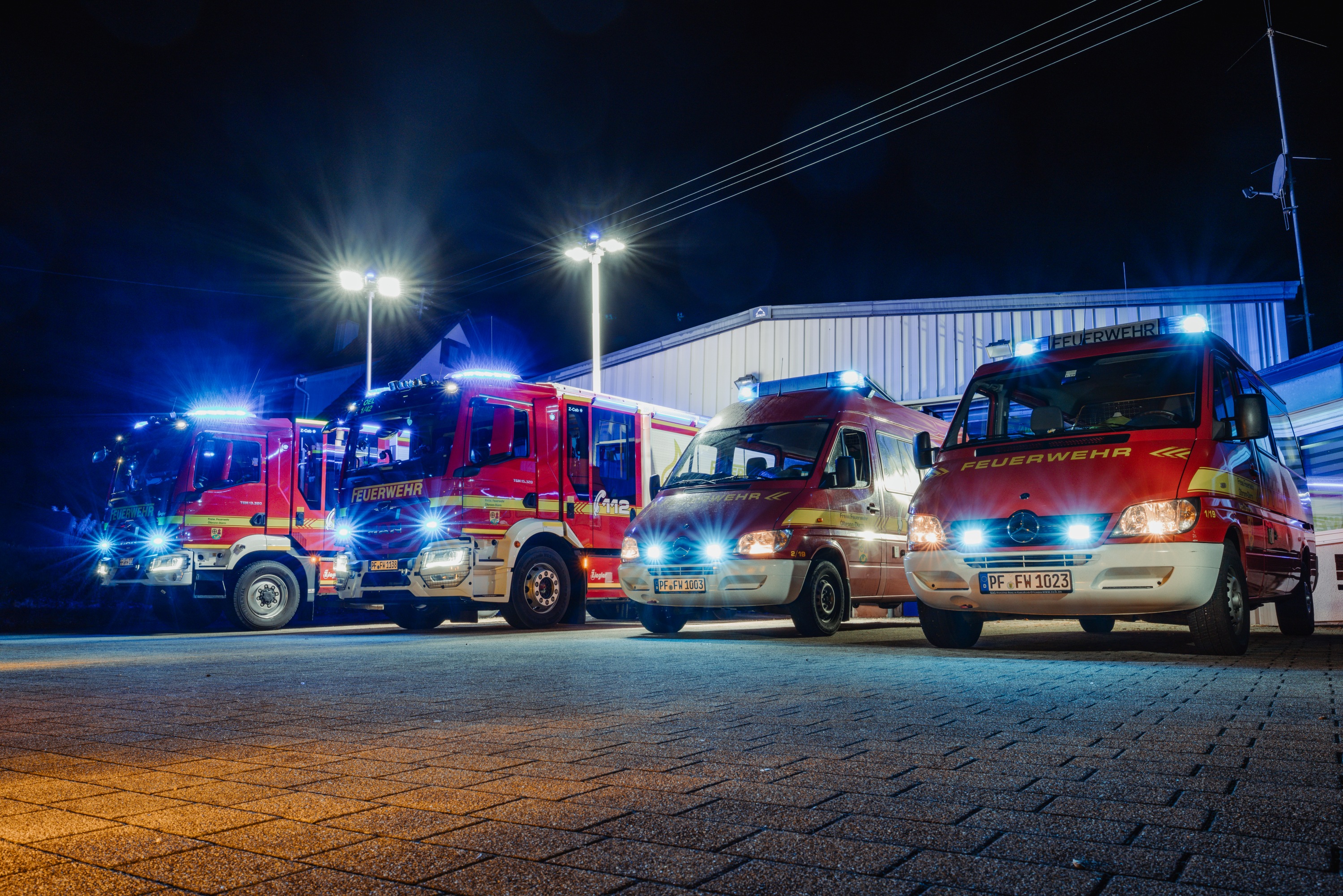 Fahrzeuge der Freiwilligen Feuerwehr &Ouml;lbronn-D&uuml;rrn